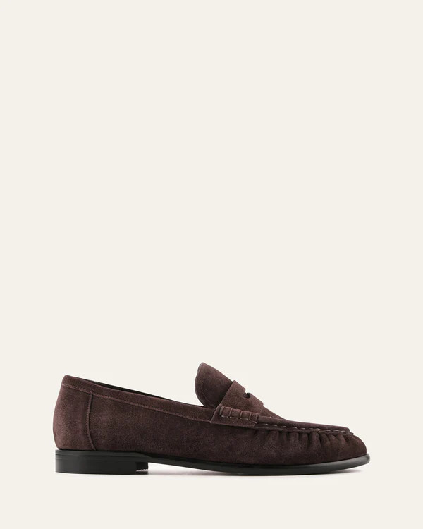 MYRTLE LOAFERS BITTER CHOC SUEDE | Jo Mercer (AU)