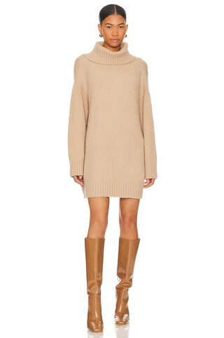 Ameya Sweater Dress in Light Beige | Revolve Clothing (Global)