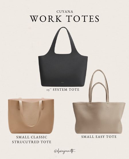 Small work totes that fit 13" laptops from Cuyana!

#LTKGiftGuide #LTKitbag #LTKworkwear