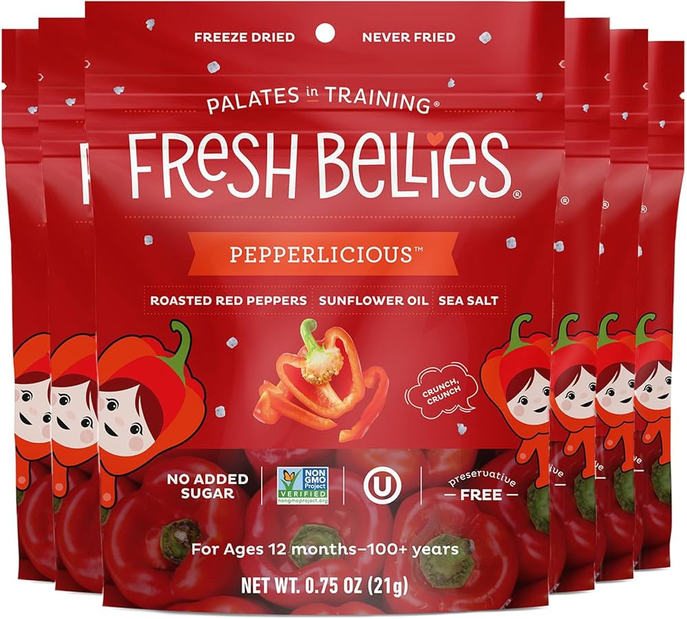 Fresh Bellies Vegan Healthy Snacks for Kids and Toddlers, Kid Snacks with No Added Sugar, Gluten ... | Amazon (US)