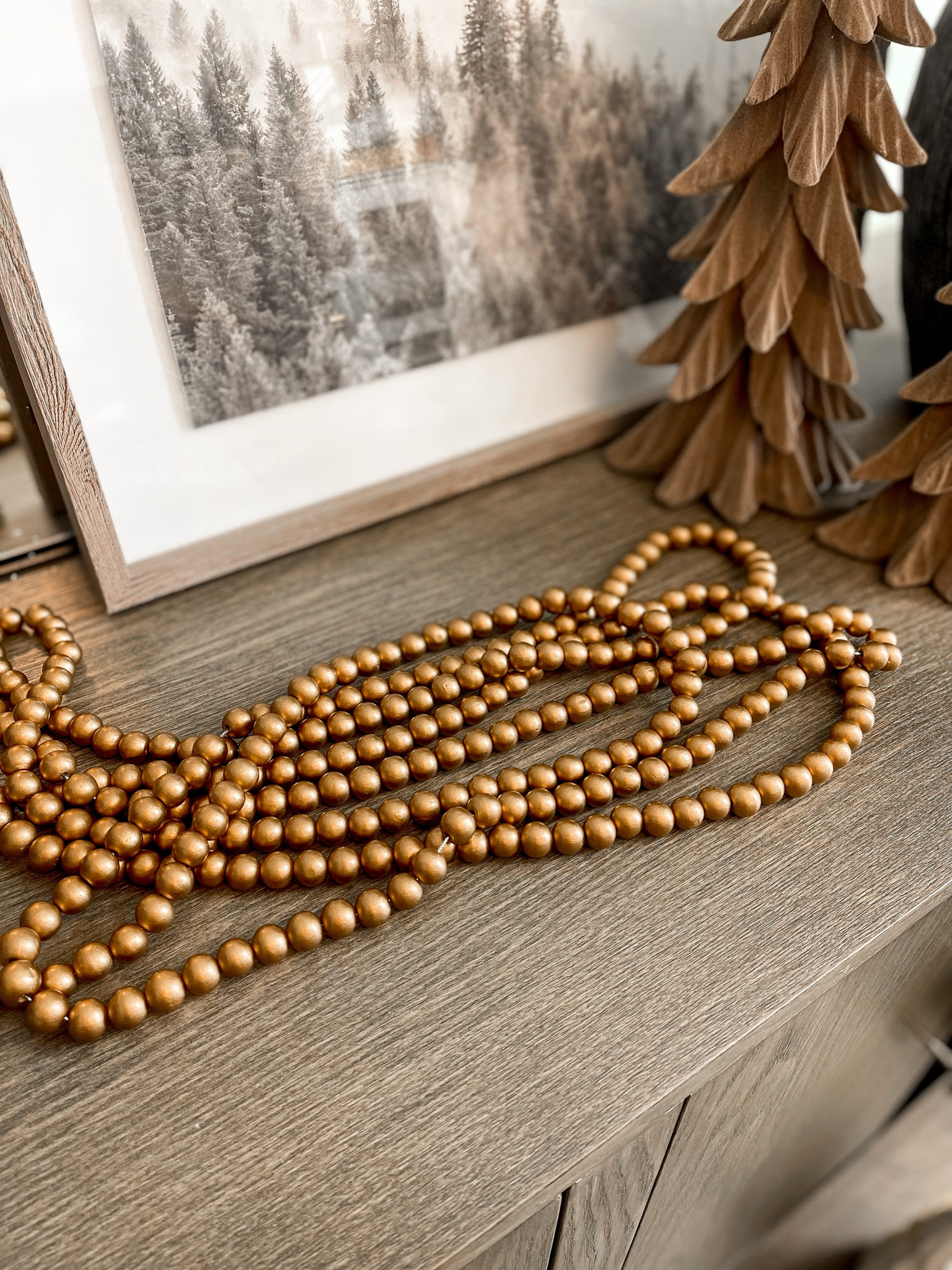Wood bead garland 

#LTKHome #LTKxPrimeDay #LTKSeasonal