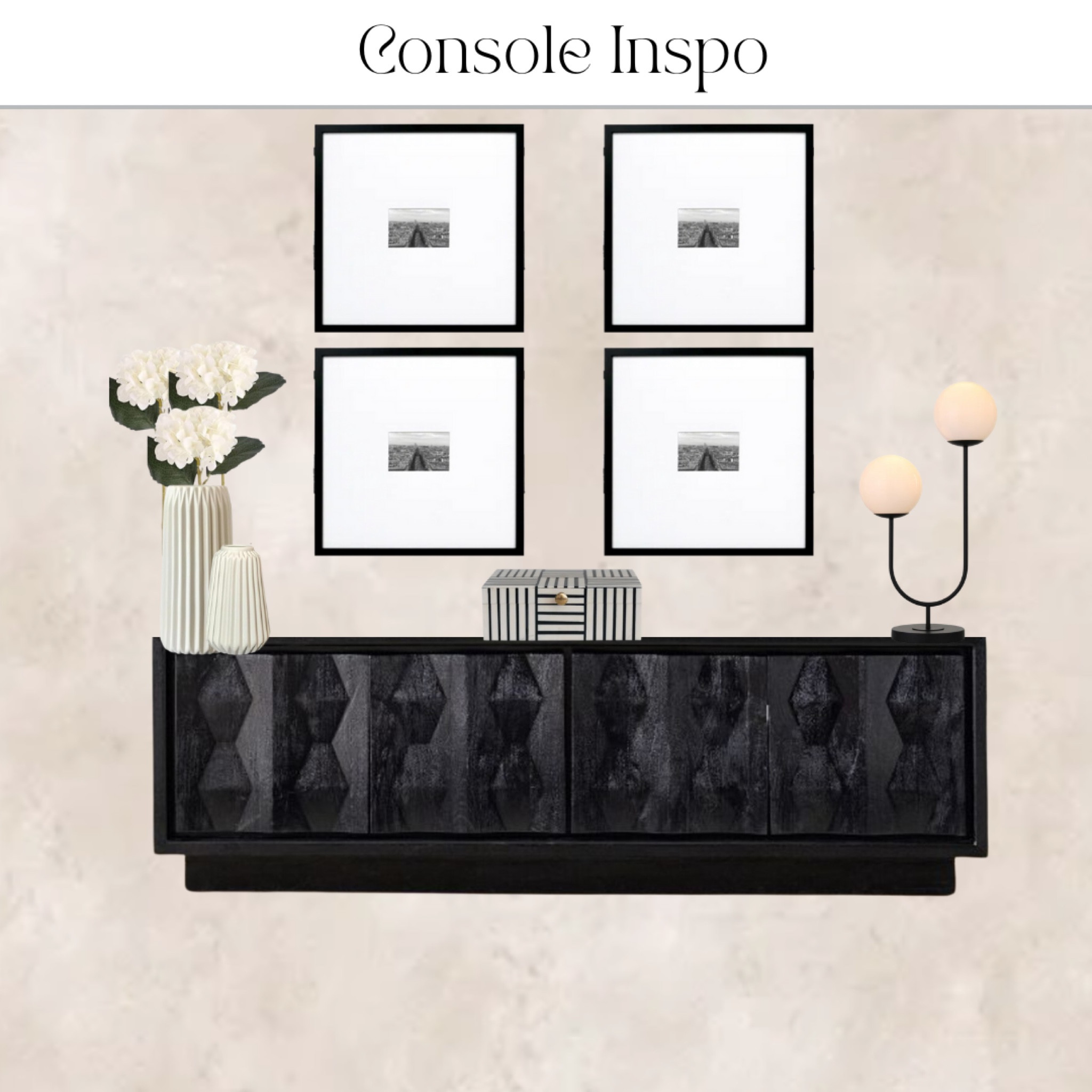 Black & White Console Table 

#consoletable #amazon #westelm #decorinspo #wayfair 