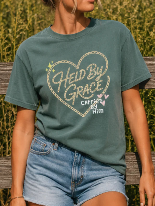 Held By Grace Tee | Worthy Wear