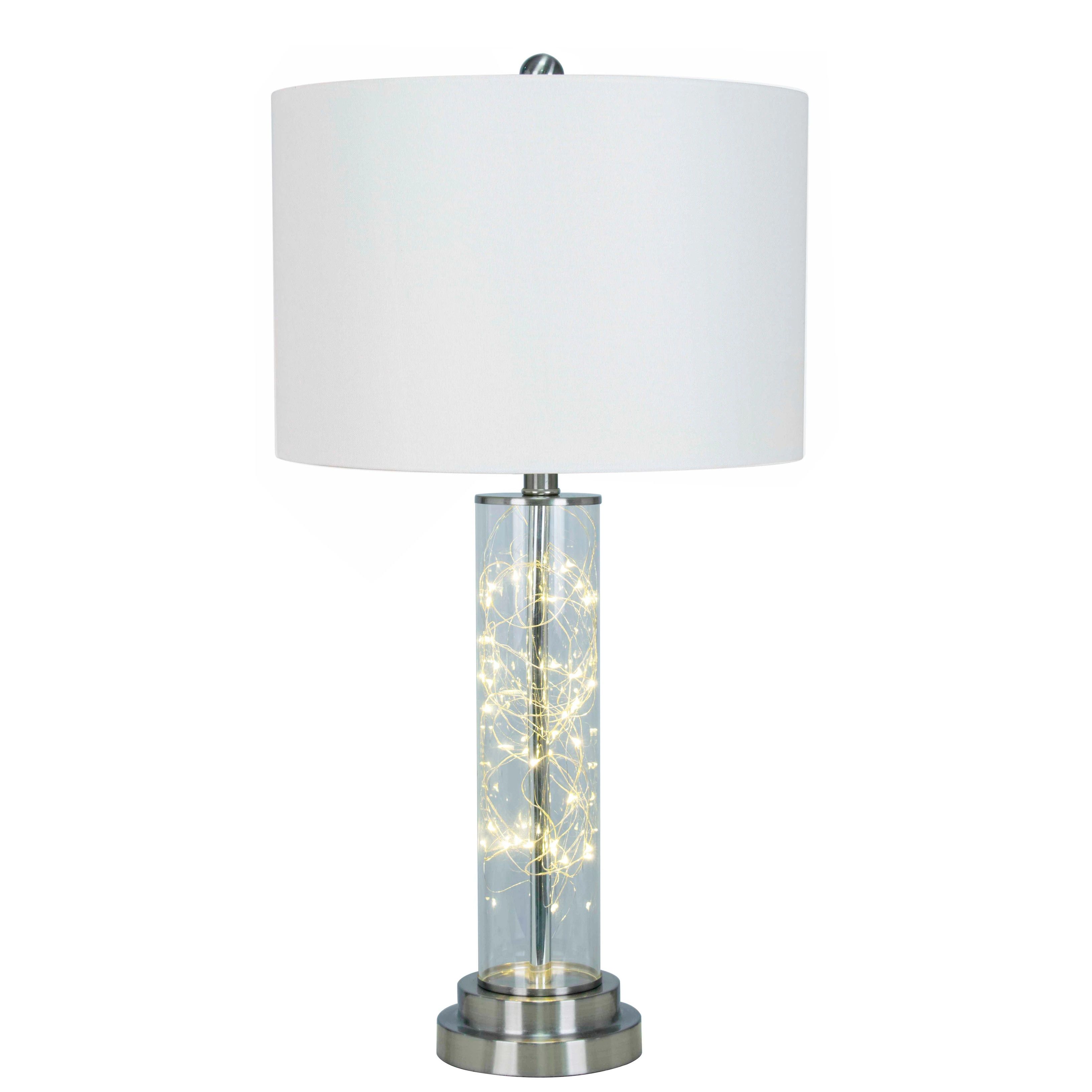 Glass Table Lamp with LED Fairy Lights (Set of 2) - 28.5 | Bed Bath & Beyond