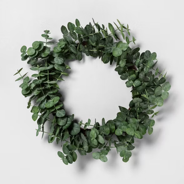Target/Home/Home Decor/Artificial Flowers & Plants/Indoor Plants‎Faux Eucalyptus Wreath - Heart... | Target