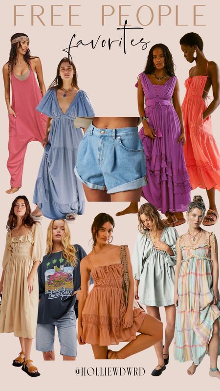 Free People Favorites 

Maxi dress, vacation outfit, midi dress, spring outfit, summer dress, graphic tee, denim shorts, 

#LTKstyletip