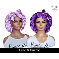 Reversible Satin-Silk Blend Tie Bonnet Handmade Hair Protection | Etsy (US)