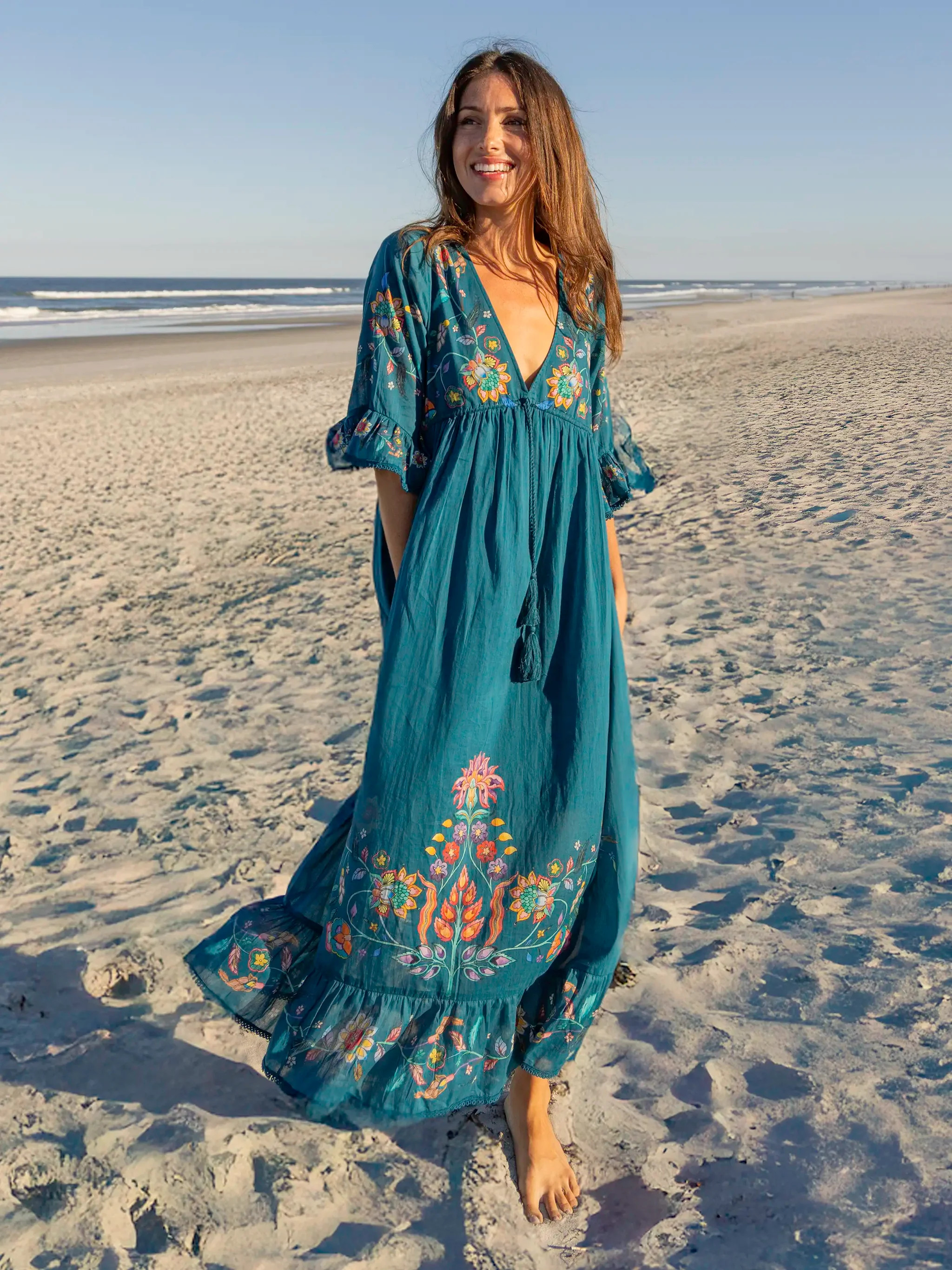Capri Cotton Maxi Dress | Natural Life