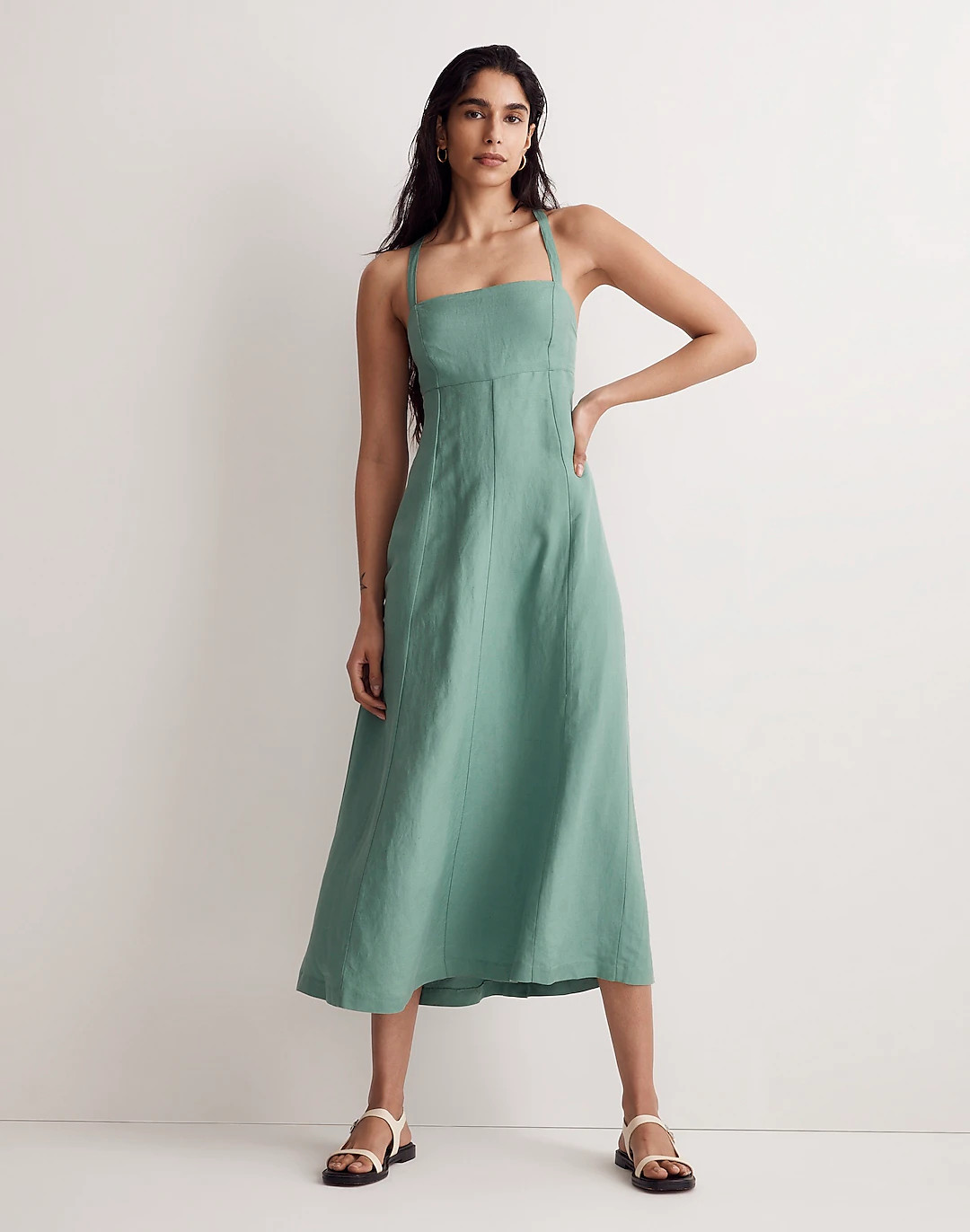 Tie-Back Cami Midi Dress | Madewell