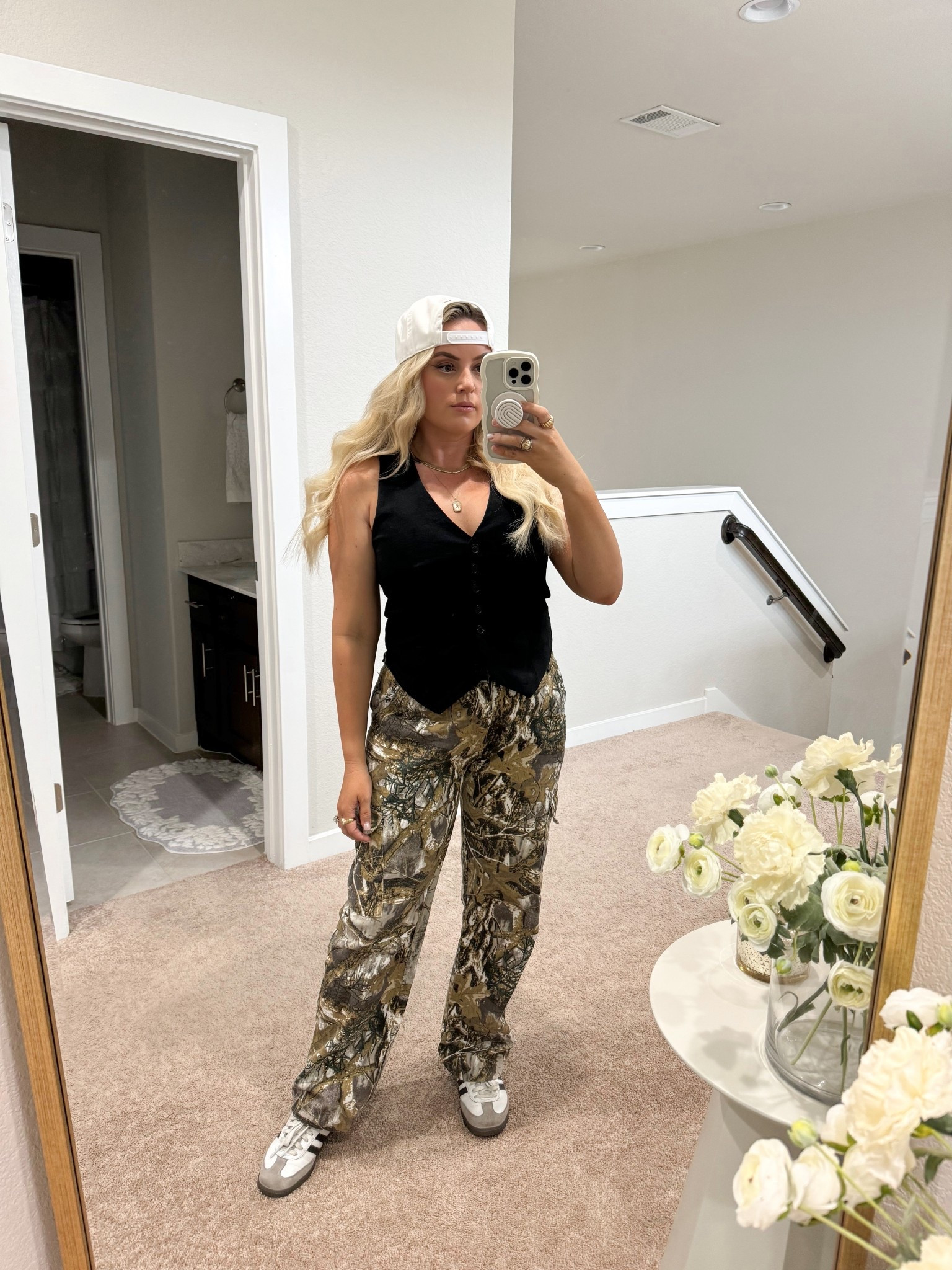 Wearing size medium 

Amazon fashion finds, camo pants, cargo pants 

#LTKSaleAlert #LTKPetite #LTKFindsUnder100