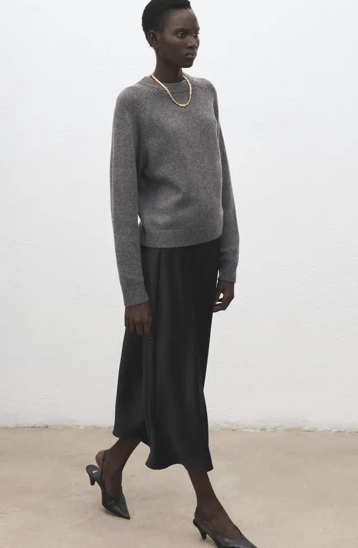 Satin Midi Skirt | Nordstrom