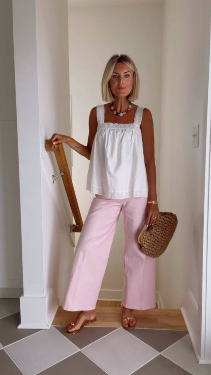 These pieces create such a cute, affordable look for summer! Wearing S/2.

Loverly Grey, Amazon find, Amazon fashion, Walmart find, Walmart fashion, white linen tank top, pink jeans, pink denim

#LTKootd #LTKSeasonal