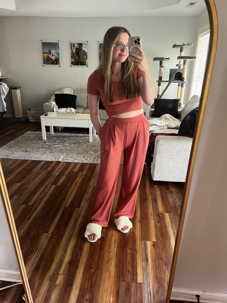 Matching lounge set from Amazon prime! 
Loungewear, travel outfit, travel set, matching sets, airplane outfit, Roadtrip outfit, casual outfits, pajamas, lounge wear, cozy outfit, amazon fashion, amazon style, amazon ootd, amazon try on haul 

#LTKStyleTip #LTKTravel #LTKFindsUnder50