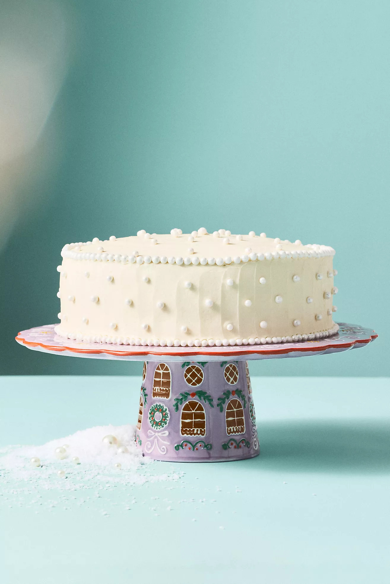 Ginger Stoneware Cake Stand | Anthropologie (US)