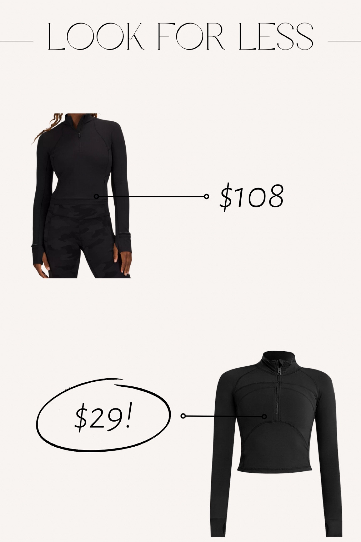 Get the look for less - such a good Lululemon dupe! 

#LTKfit #LTKSeasonal #LTKFind