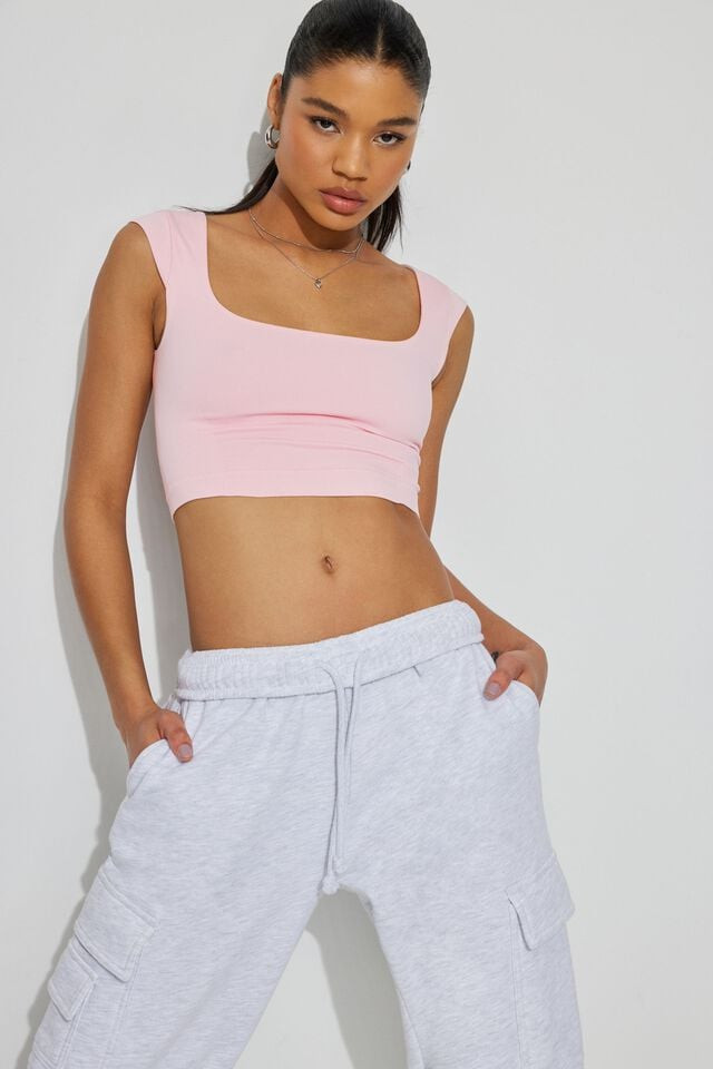 Square Neck Seamless Tee | Garage Clothing