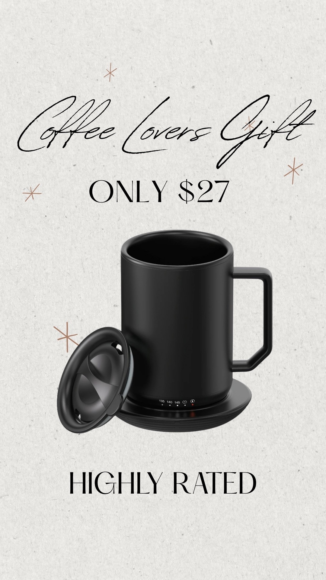 $27 Rechargeable Warming mug with 4.5/5 stars! 





Christmas gift ideas coffee lover under $30

#LTKGiftGuide #LTKHoliday #LTKHome
