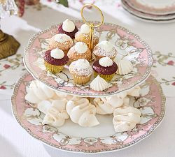 LoveShackFancy Holiday Tiered Stand | Pottery Barn (US)