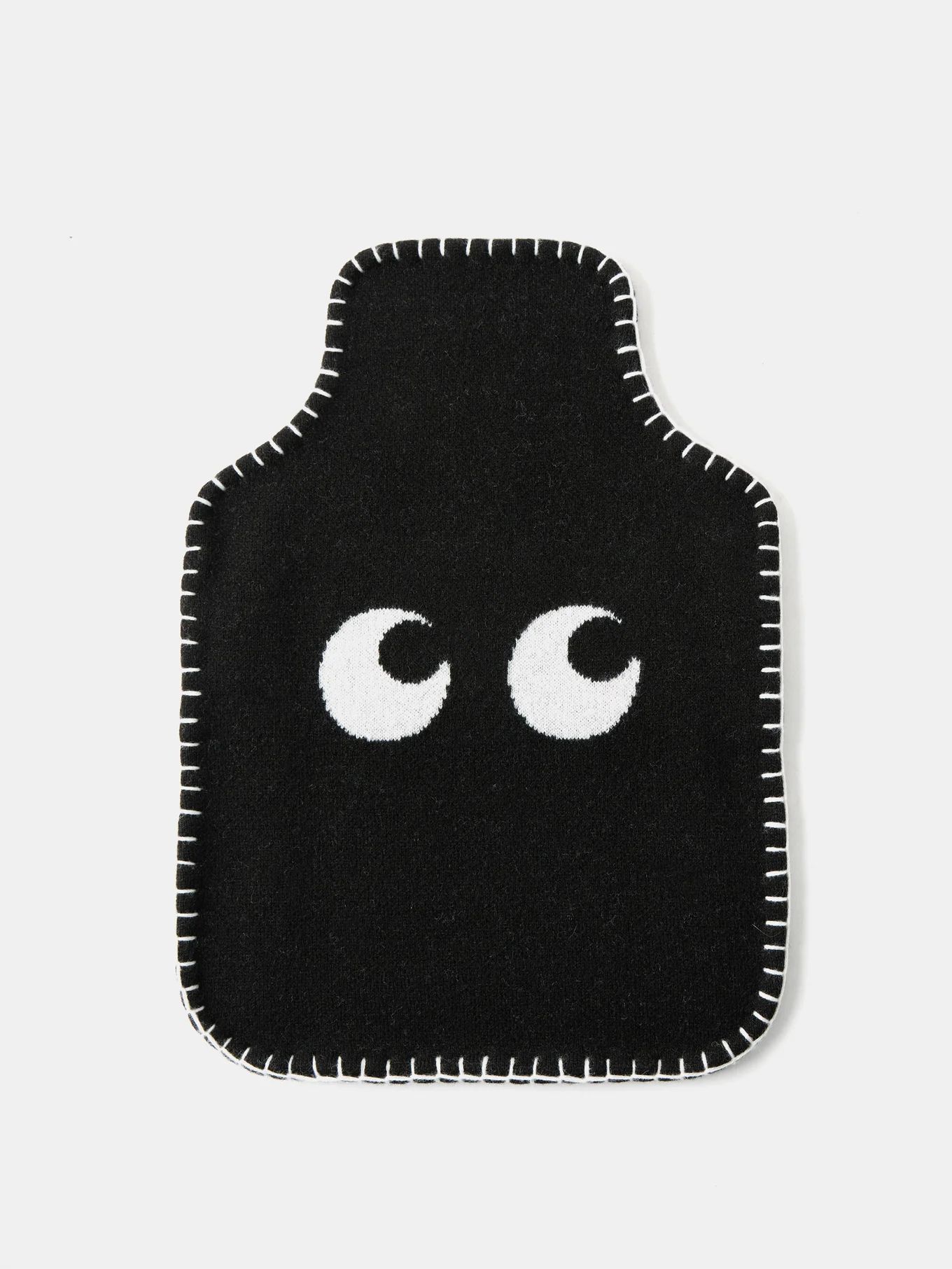 Eyes knitted-wool hot water bottle cover | Matches (US)