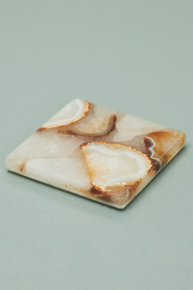 Morgan Agate Coaster | Anthropologie (US)