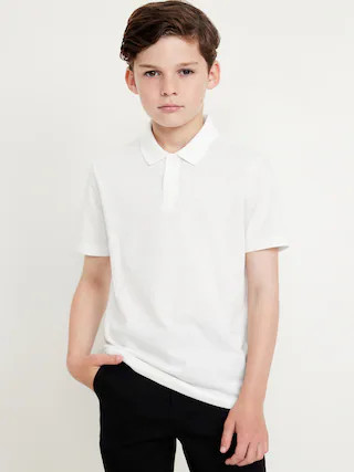 School Uniform Jersey Polo Shirt for Boys | Old Navy (CA)