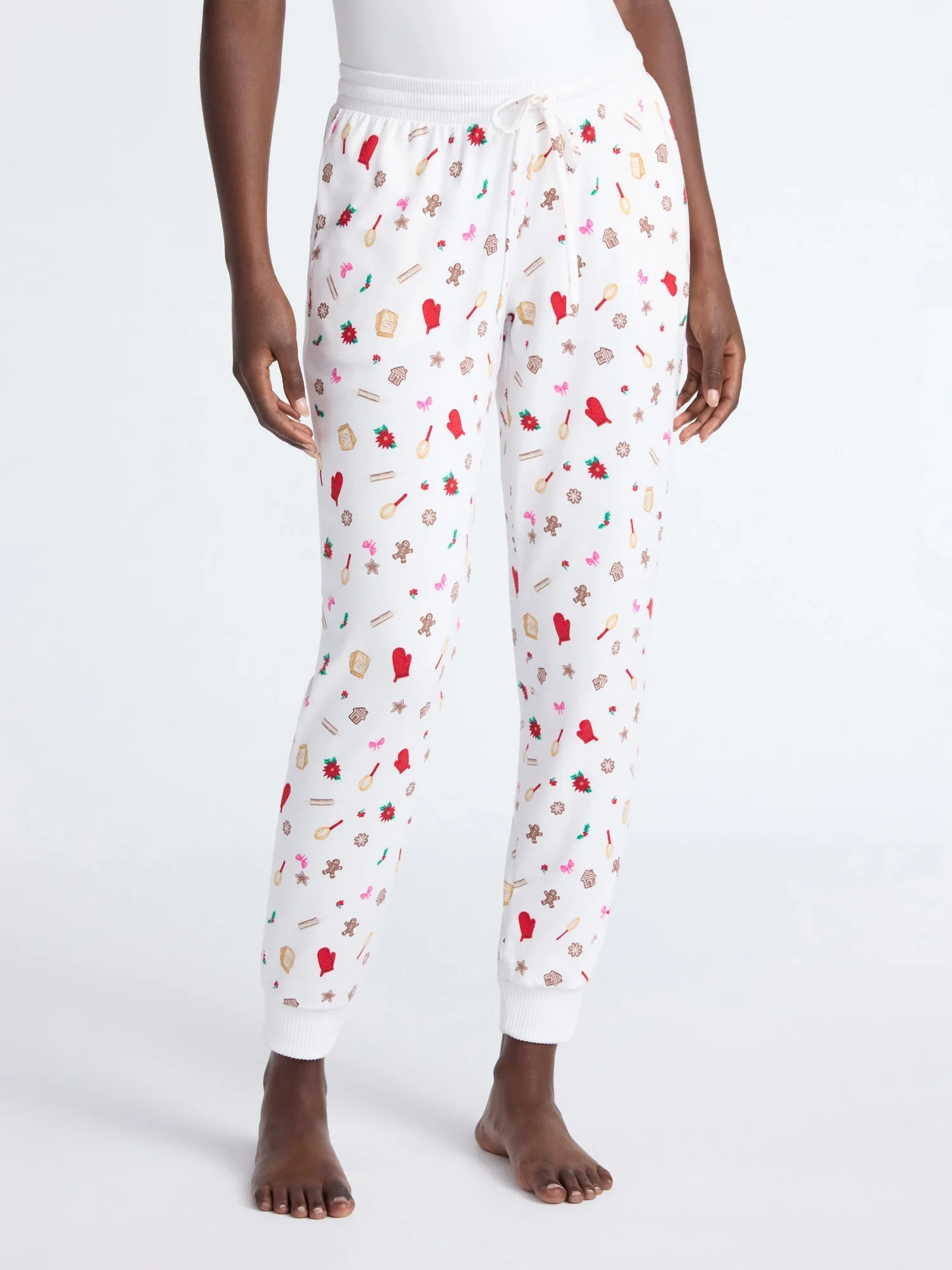 Joyspun Women's Cozy Lounge Collection Hacci Knit Sleep Joggers, 29'' Inseam, Sizes XS-3X | Walmart (US)