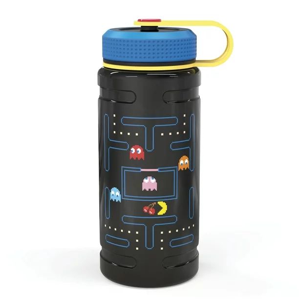 Zak Designs Retro Gaming 24 ounce Stainless Steel Insulated Water Bottle, Pac Man and Ghosts | Walmart (US)