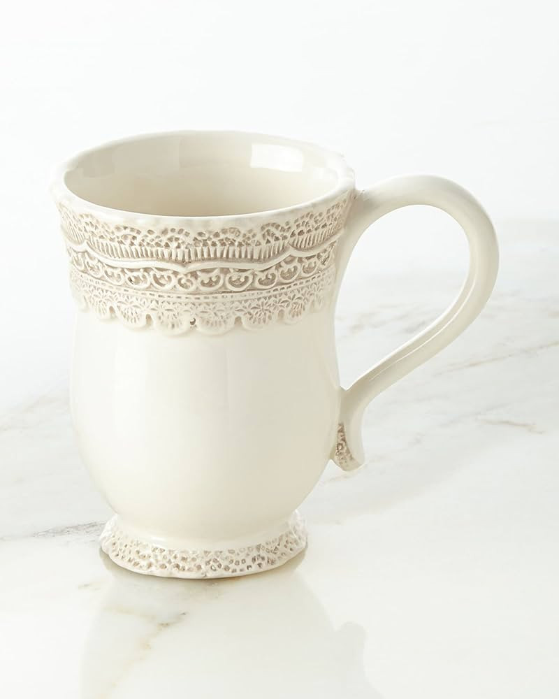 Arte Italica Finezza Mug, Cream | Amazon (US)