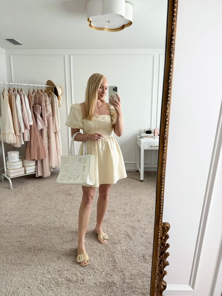 Such a pretty summer outfit to wear to brunch or a winery! Wearing size small. Summer dresses // mini dresses // event dresses // summer outfits // day date outfits // date night outfits // summer bags // Tory Burch bags // summer sandals // Nordstrom finds // Nordstrom fashion 



#LTKStyleTip #LTKItBag #LTKSeasonal