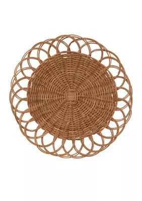 Biltmore Rattan Loop Edged Charger | Belk