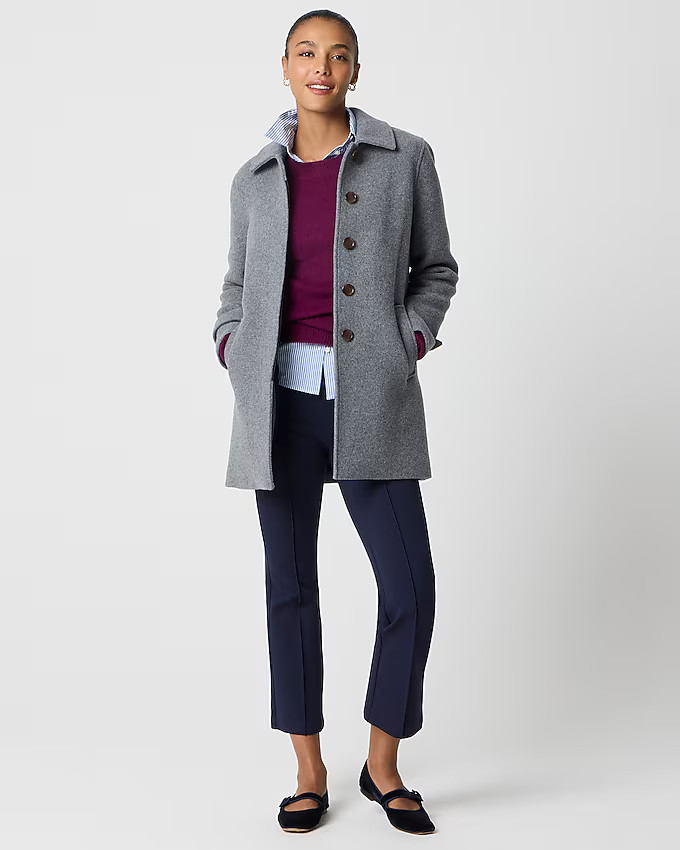 Wool-blend car coat | J.Crew Factory