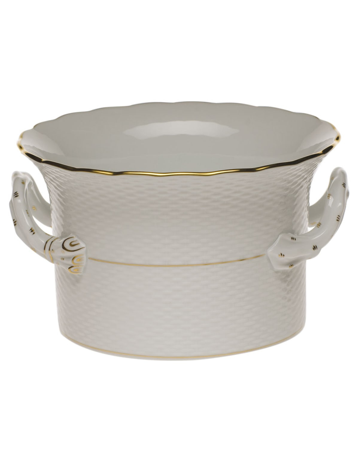 Golden Edge Large Cache Pot | Neiman Marcus