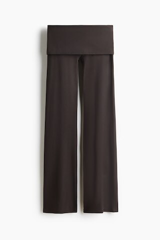 H & M - Flared Sports leggings - Braun - Sportswear | H&M (DE, AT, CH, NL, FI)