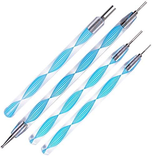 JUYA Quilling Slotted Tools with Stainless Steel Head (4-pc Set, Blue) | Amazon (US)