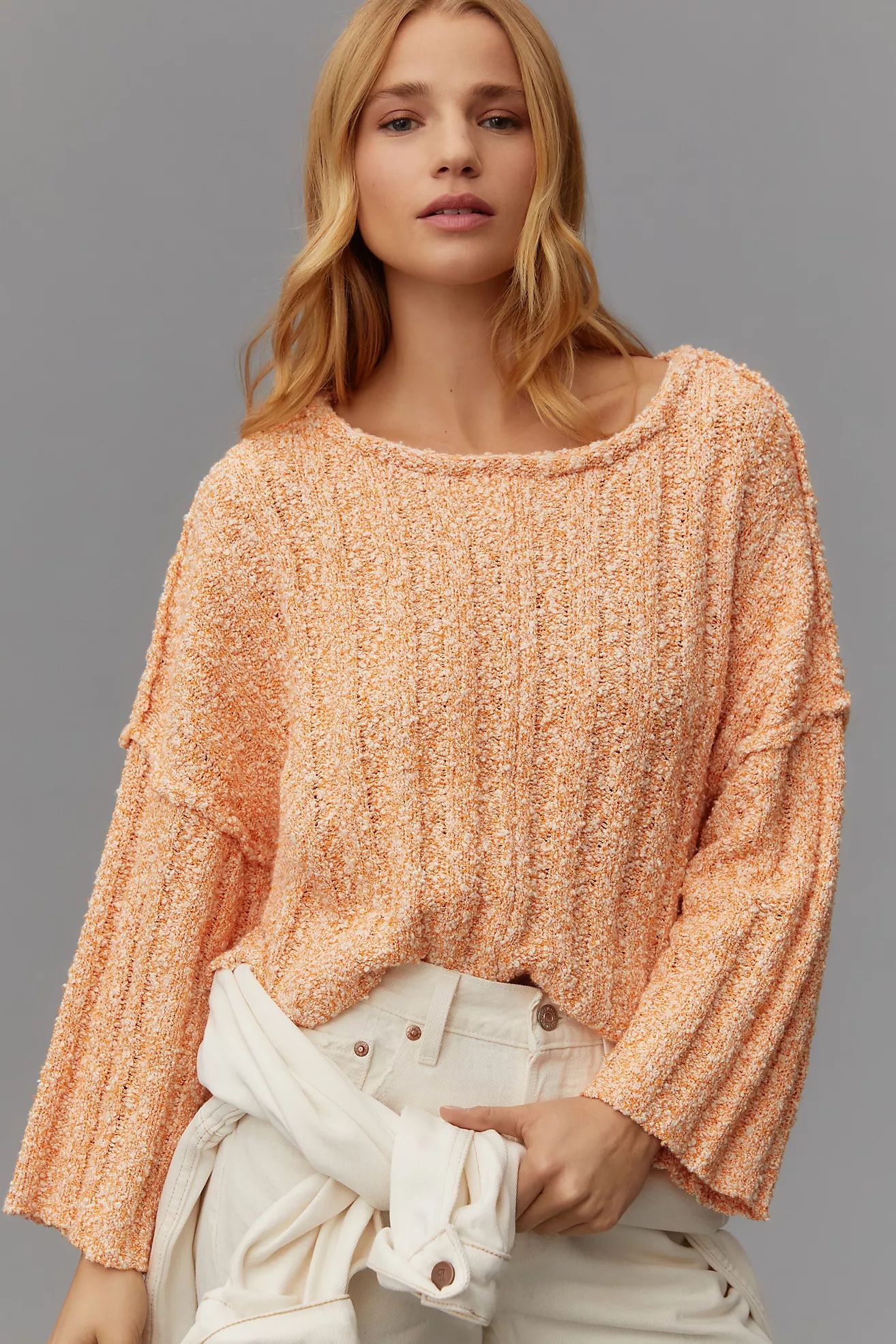 Free the Roses Ribbed Pullover Sweater | Anthropologie (US)