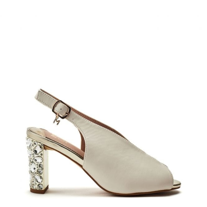 Maeva Off White Alcantara | Moda in Pelle UK
