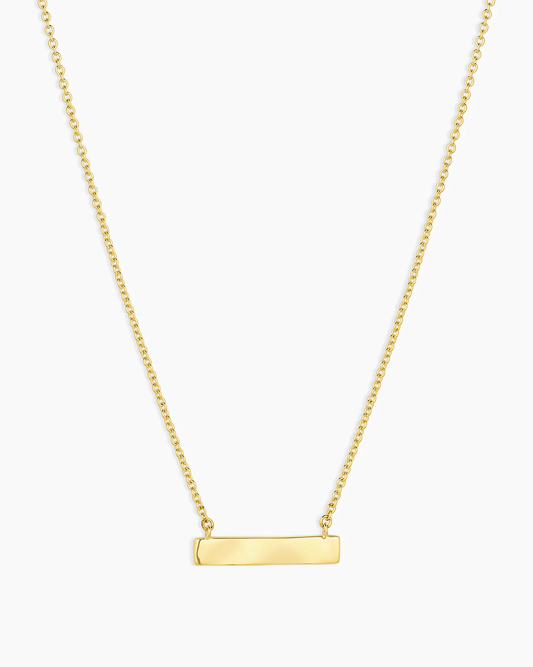 Bespoke Plate Necklace (gold) | Gorjana