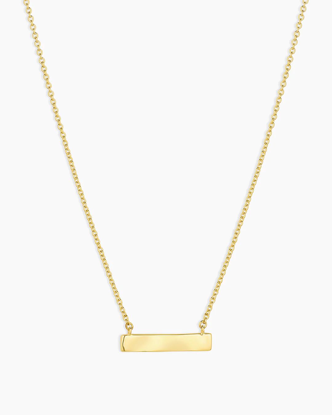 Bespoke Plate Necklace (gold) | gorjana