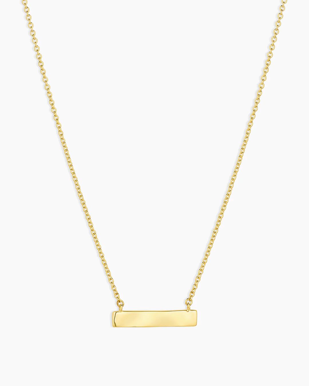Bespoke Plate Necklace (gold) | gorjana