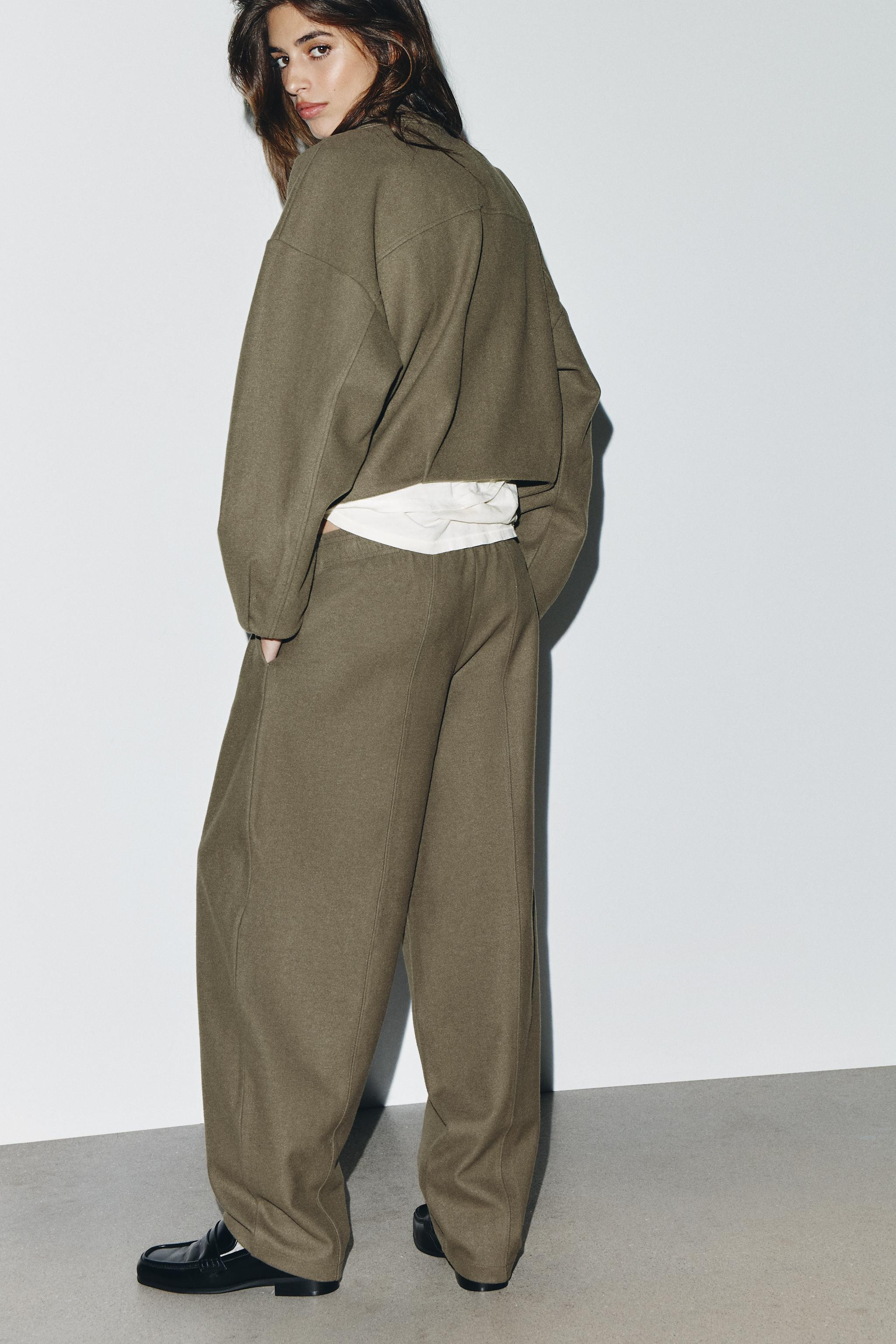 SOFT STRAIGHT-LEG TROUSERS | Zara UK