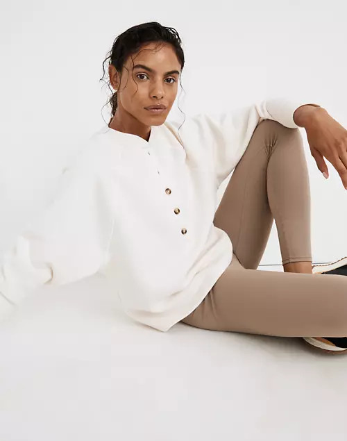 MWL Betterterry Henley Sweatshirt | Madewell