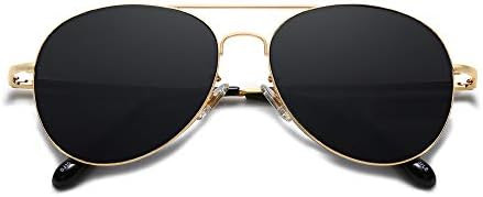 Amazon.com: SOJOS Classic Aviator Sunglasses for Women Men Metal Frame Spring Hinges SJ1030, Gold... | Amazon (US)