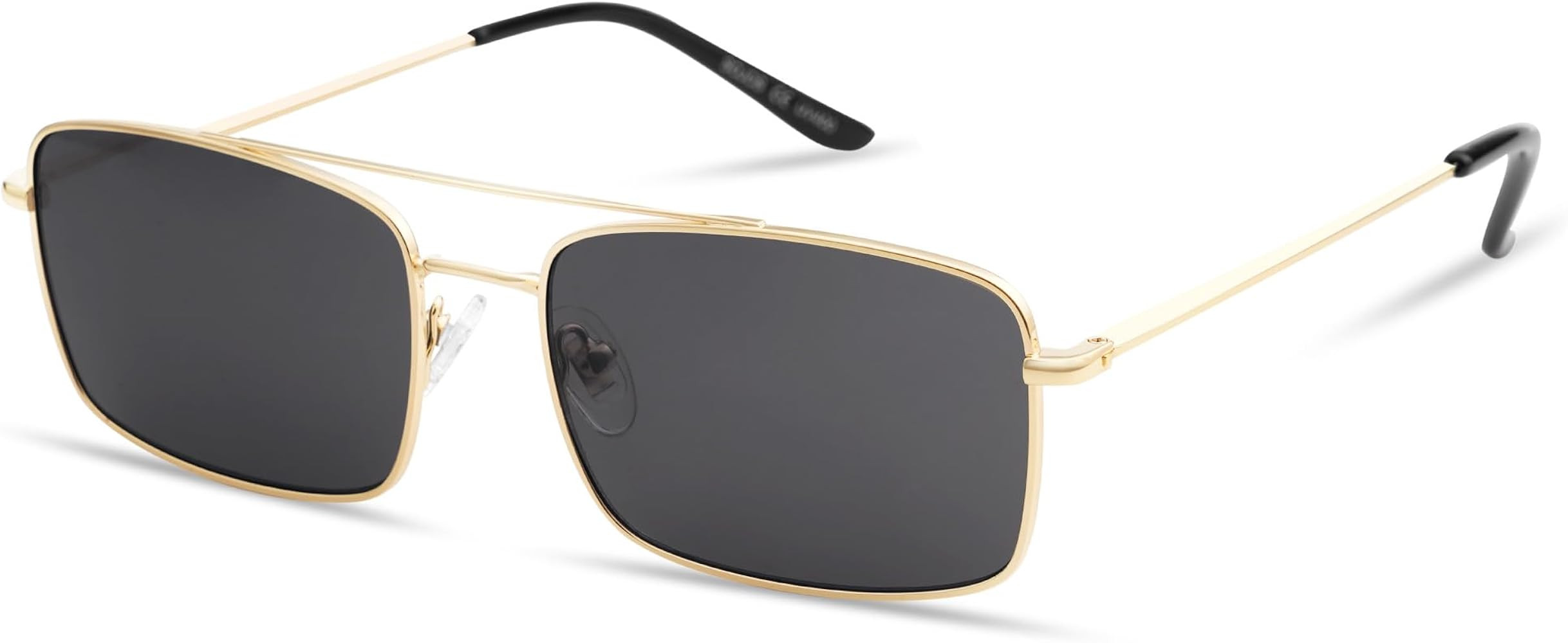 SOJOS Retro Rectangle Sunglasses for Women Men Vintage Rectangular Metal Frame Unisex Sunnies SJ1... | Amazon (US)