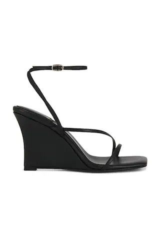 Jeffrey Campbell Highlight Wedge Sandal in Black from Revolve.com | Revolve Clothing (Global)