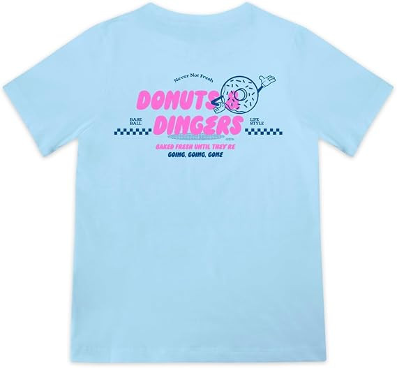 Baseball Lifestyle 101 Donut Youth Tee for Boys, Soft 60/40 Blend, Breathable, Side-Seamed, Sizes... | Amazon (US)