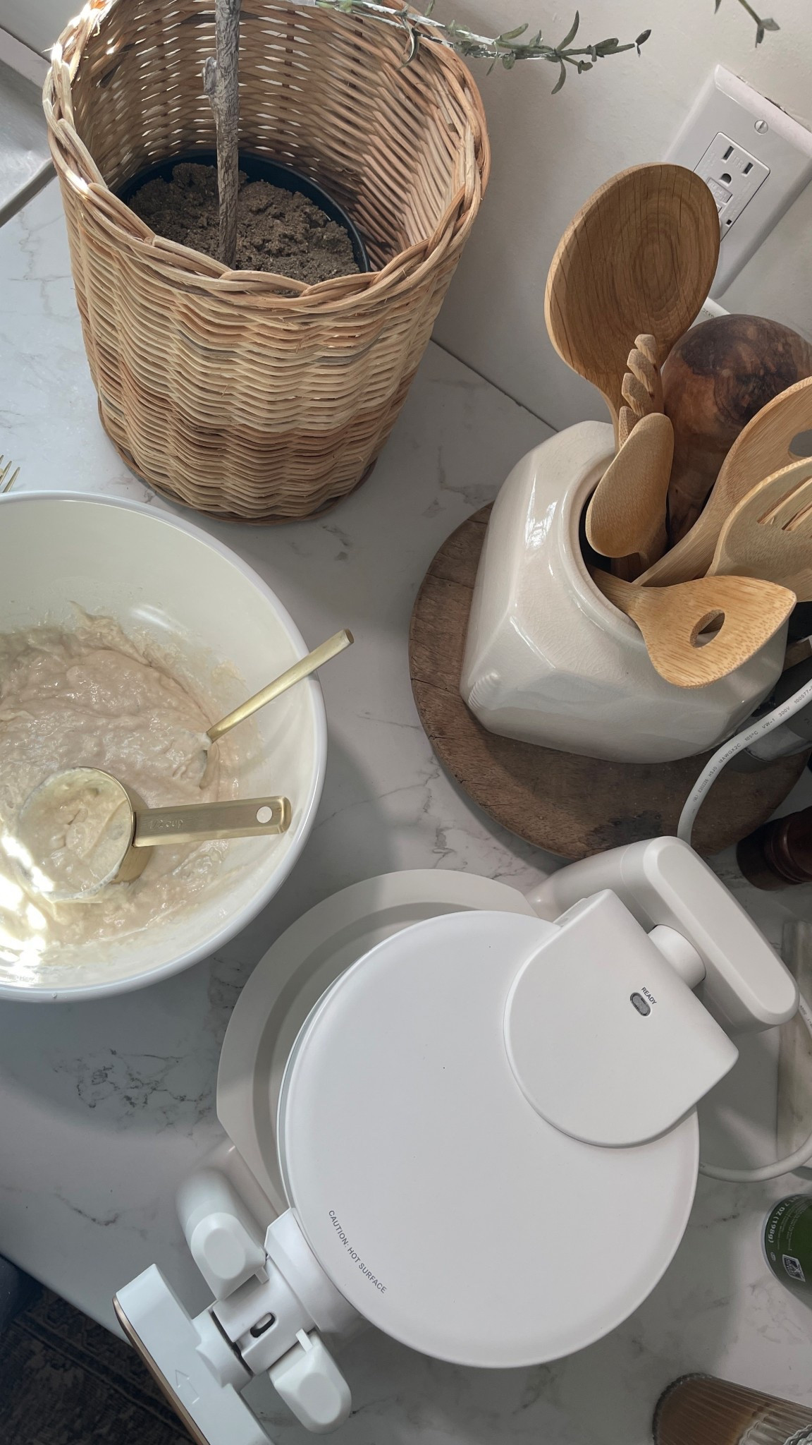 Saturday morning waffles! 🧇 

Love this Drew Barrymore waffle iron - a lot of mixed reviews online but it’s a breeze and we’ve had no issues at all! 

#LTKfoodie #LTKHome #LTKdayinmylife