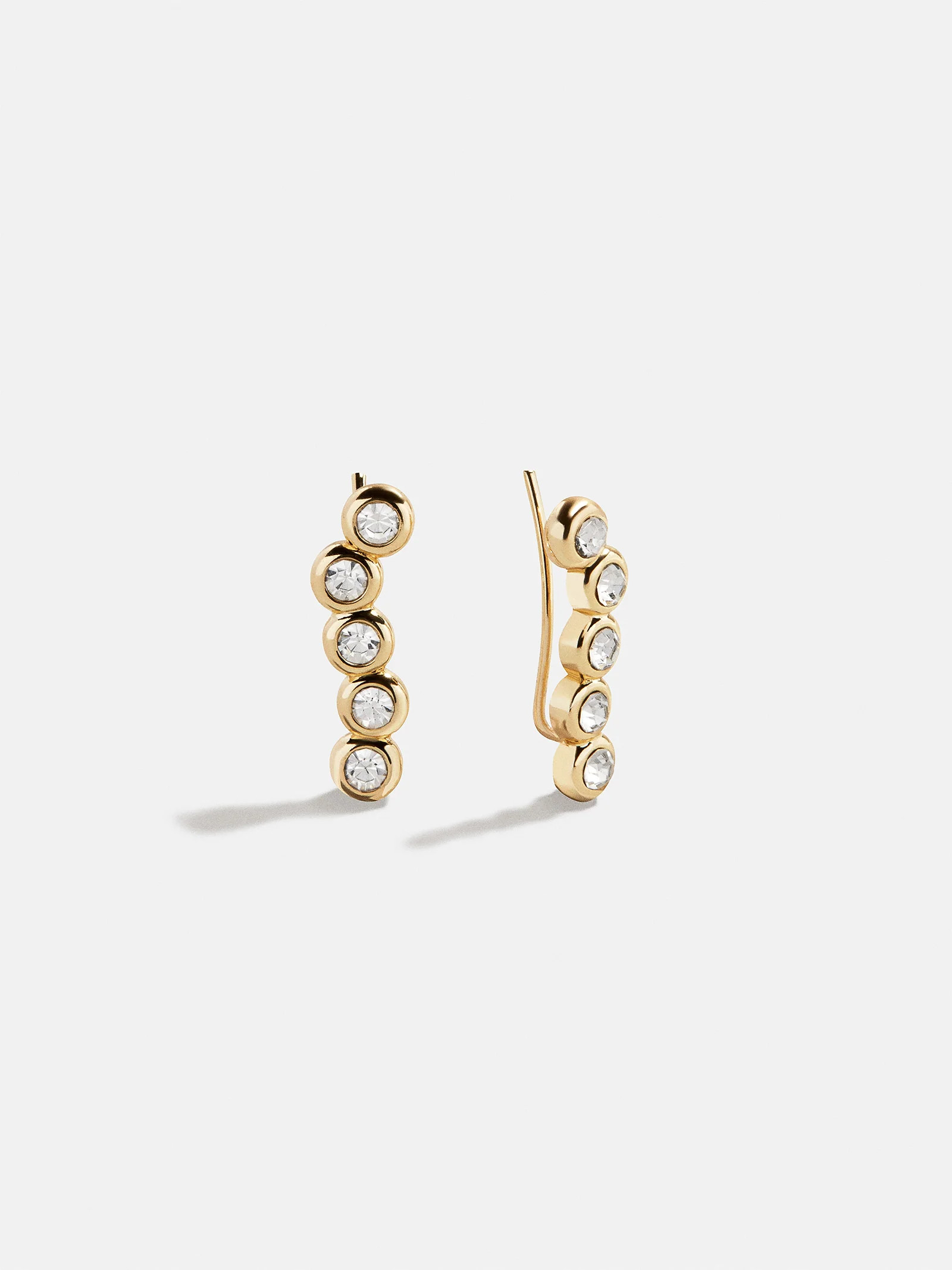 Savannah Crawler Earrings - Gold/Pavé | BaubleBar