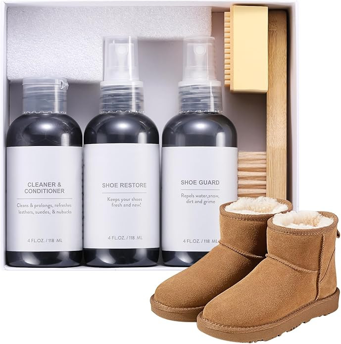 Shoe Cleaner Kit,Suede Shoe Cleaner Kit with Shoe Cleaner,Shoe Waterproof Spary,Suede Shoe Cleani... | Amazon (US)