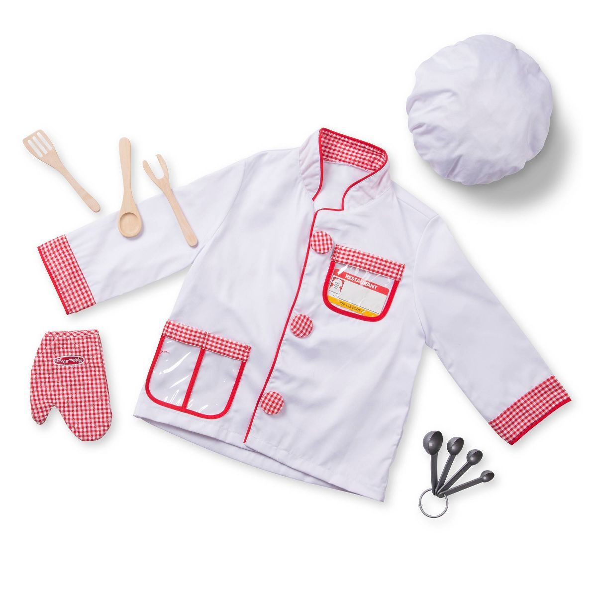 Melissa & Doug Chef Role Play Costume Dress - Up Set With Realistic Accessories | Target
