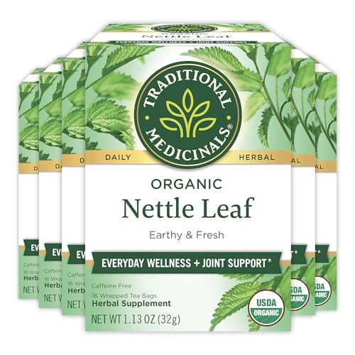 Traditional Medicinals Organic Nettle Herbal Leaf Tea, 16 Tea Bags (Pack of 6) | Amazon (US)